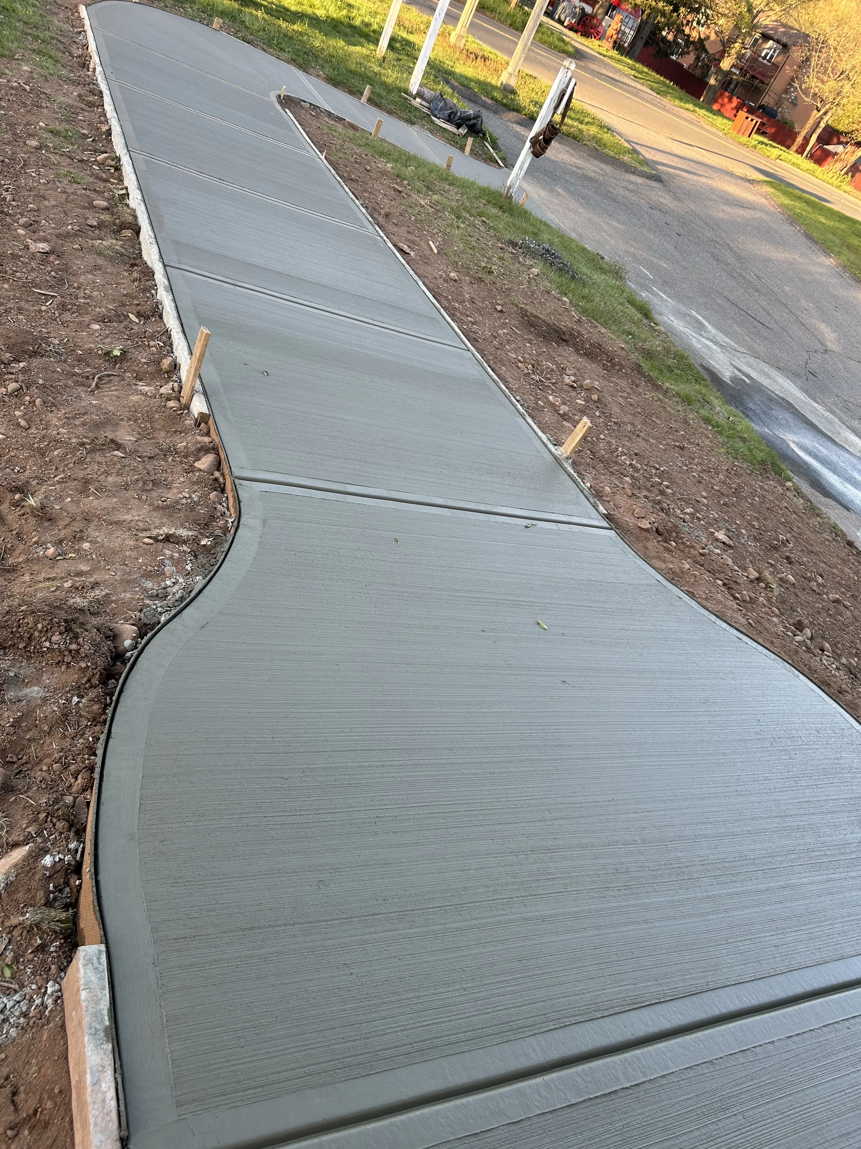 New Concrete Walk Ramp